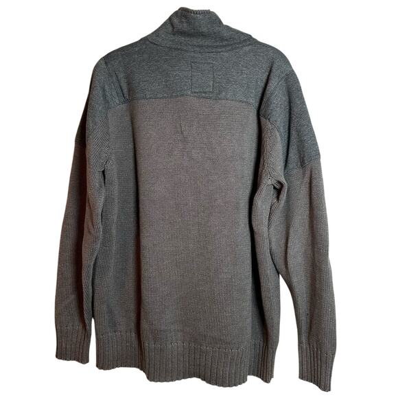 Dosgalgos Gray Knit Long Sleeve Sweater Men's Large - Picture 2 of 6